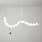 Luma Pearl Necklace Pendant Light