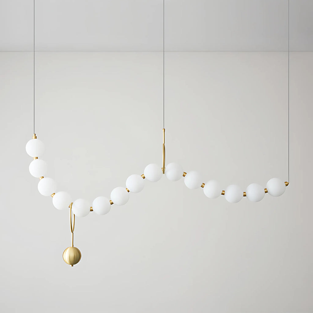 Luma Pearl Necklace Pendant Light