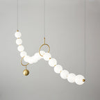 Luma Pearl Necklace Pendant Light