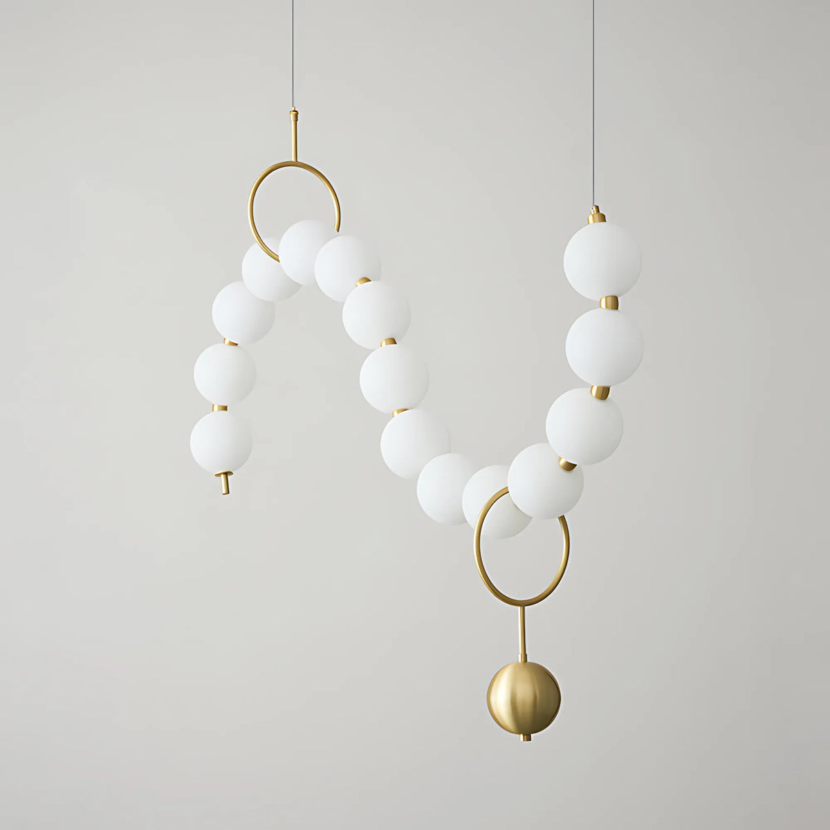 Luma Pearl Necklace Pendant Light