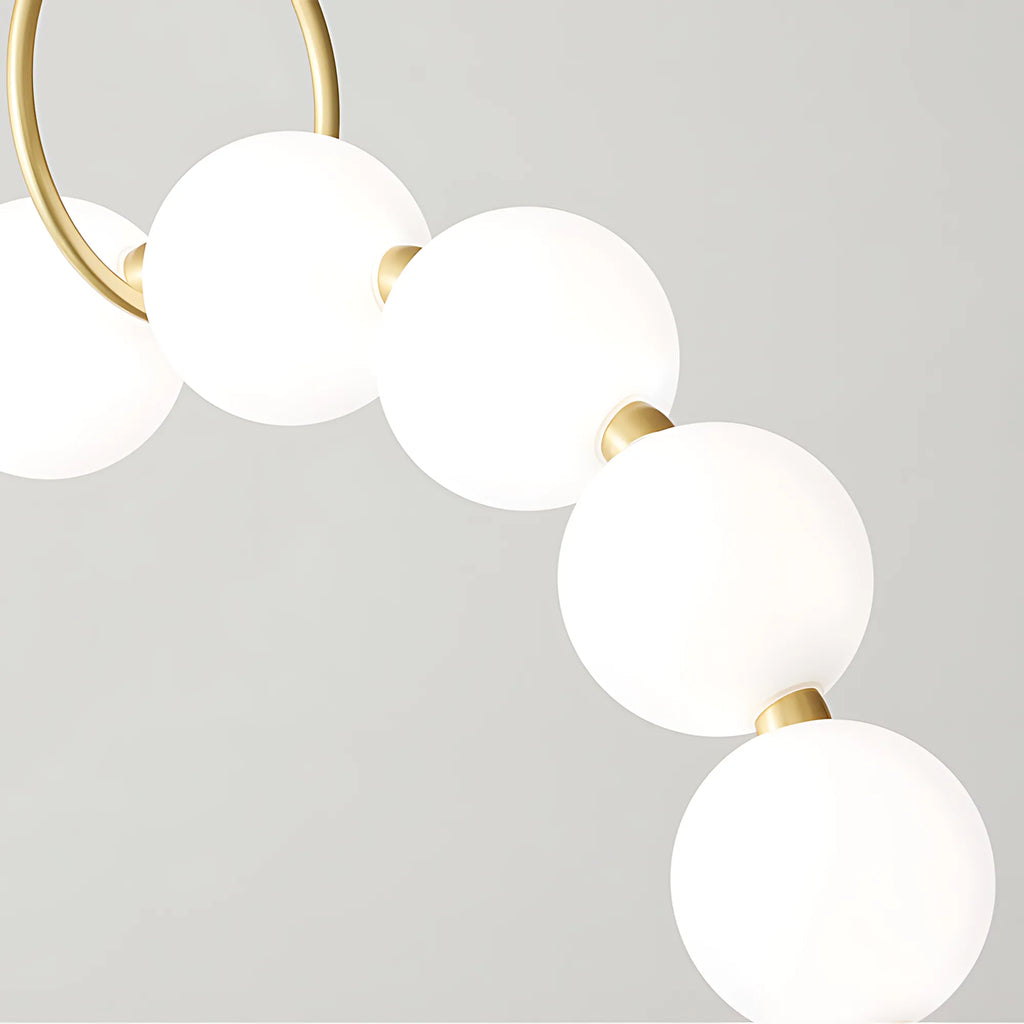 Luma Pearl Necklace Pendant Light