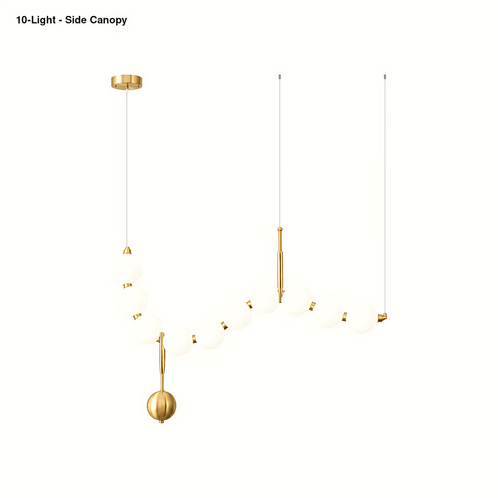 Luma Pearl Necklace Pendant Light