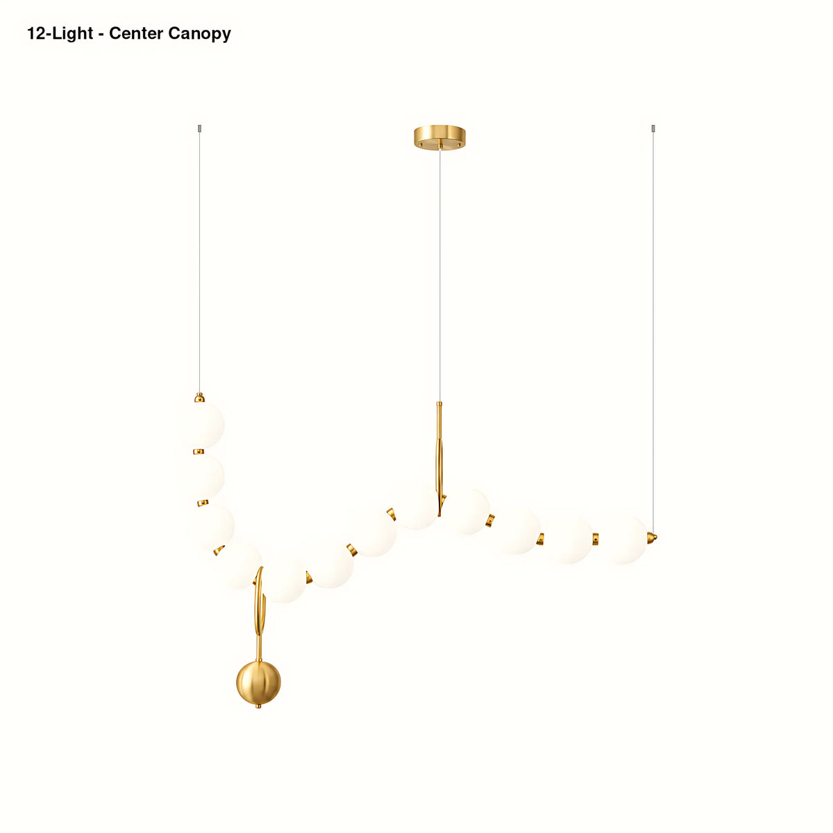 Luma Pearl Necklace Pendant Light