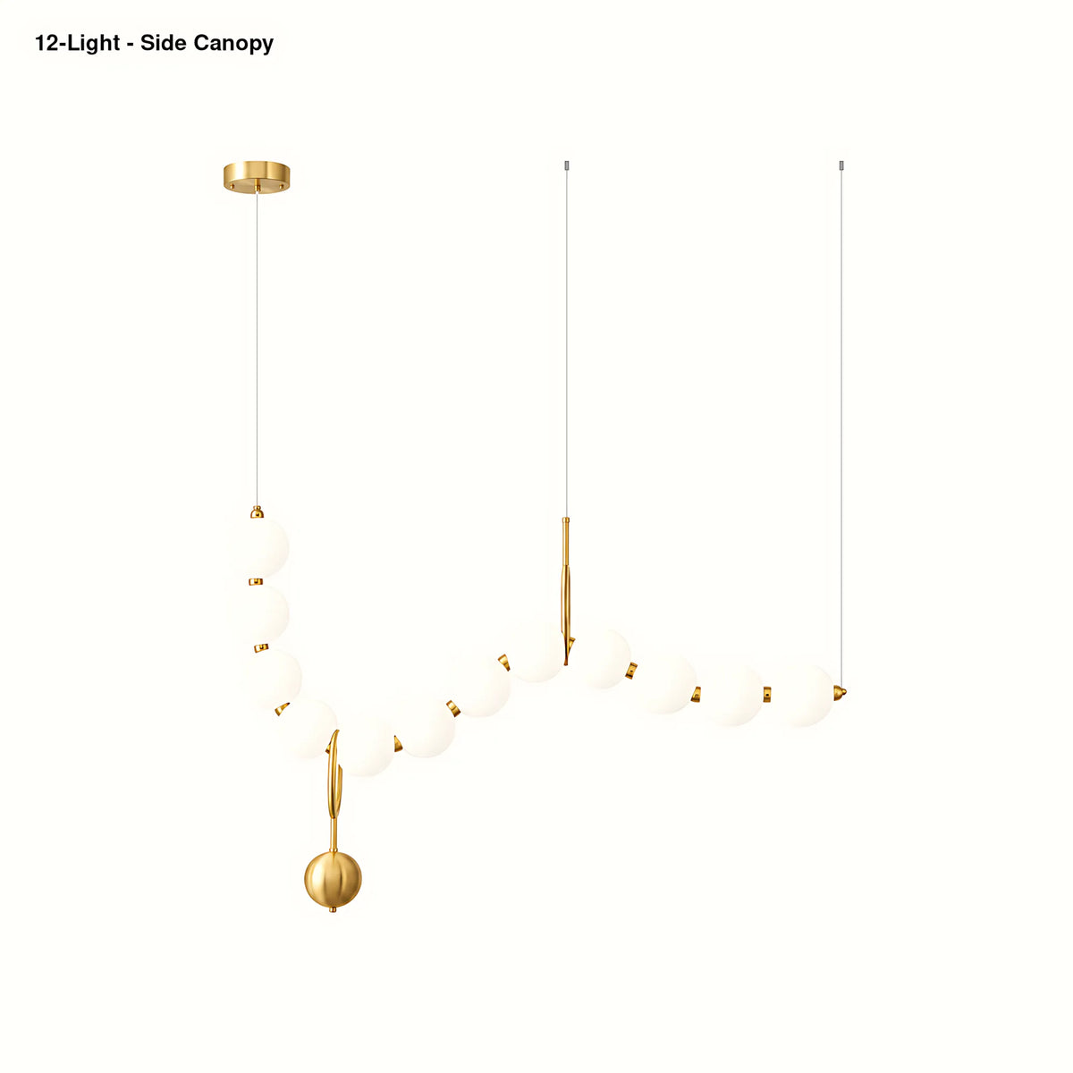 Luma Pearl Necklace Pendant Light