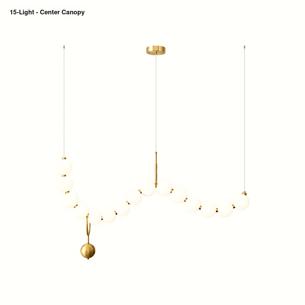 Luma Pearl Necklace Pendant Light