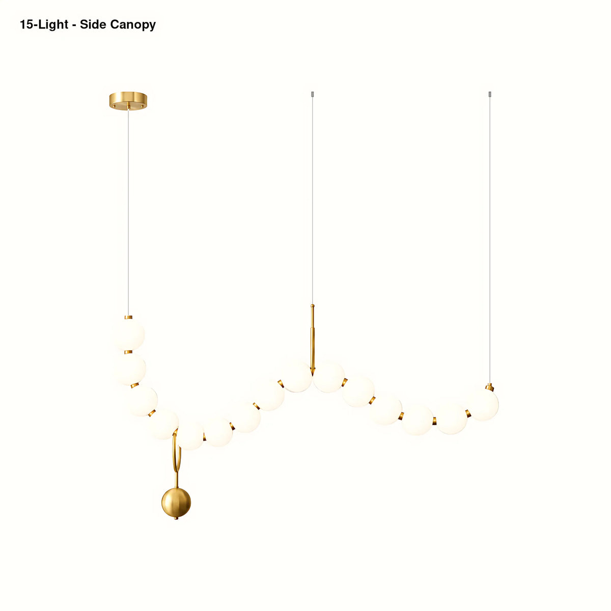Luma Pearl Necklace Pendant Light