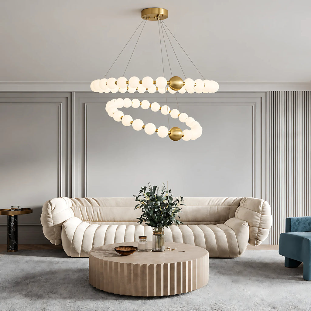 Luma Pearl Ring Pendant Light