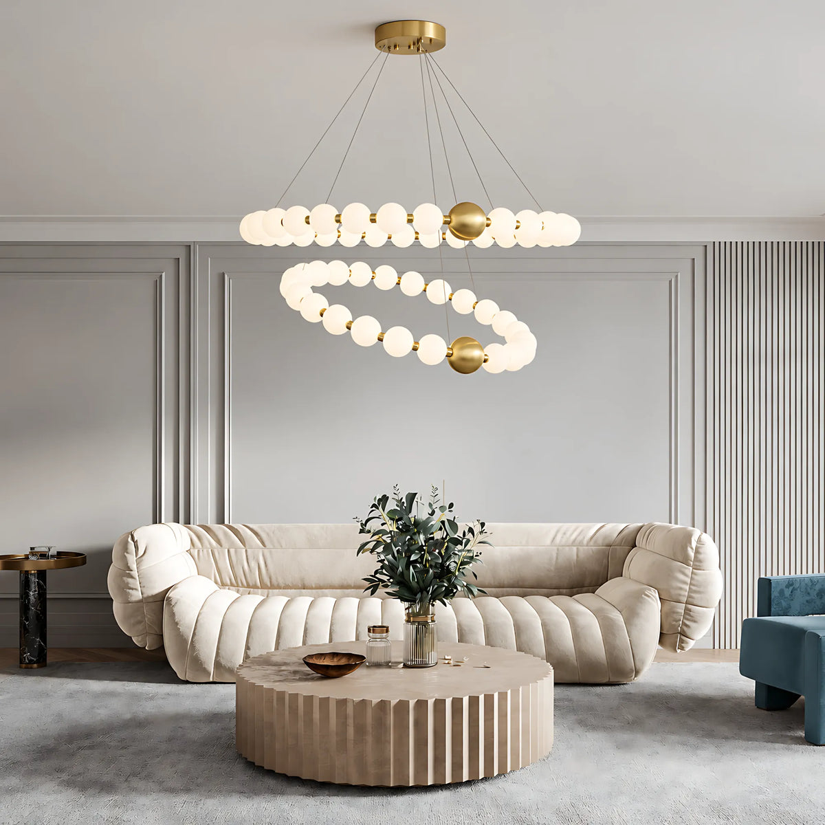 Luma Pearl Ring Pendant Light
