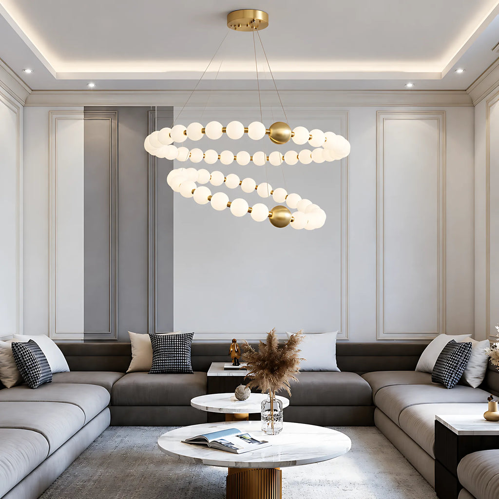 Luma Pearl Ring Pendant Light
