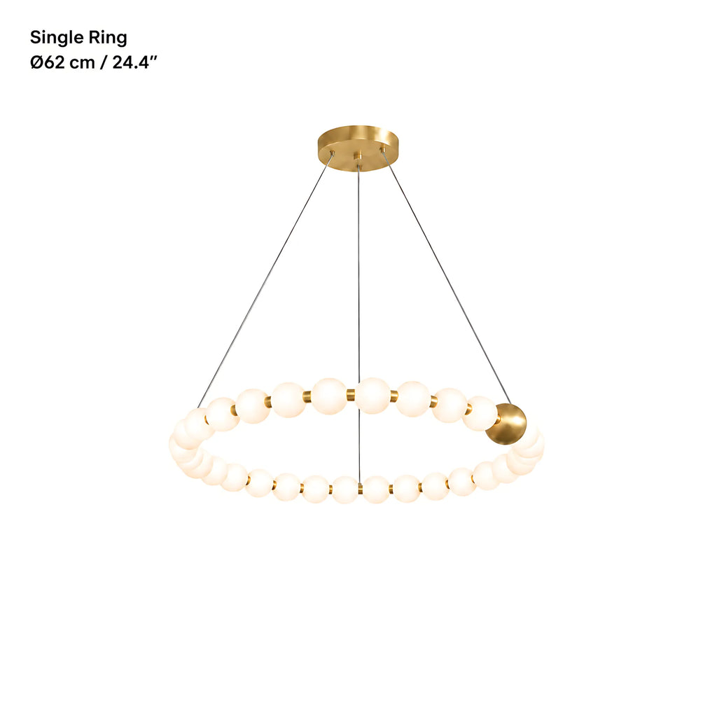 Luma Pearl Ring Pendant Light