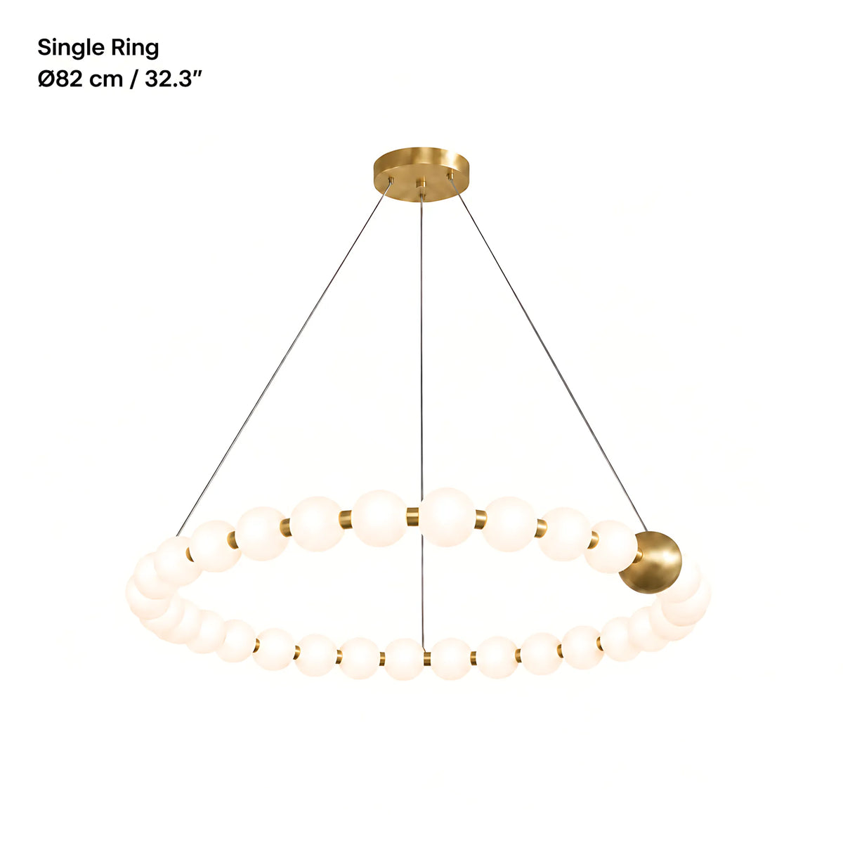 Luma Pearl Ring Pendant Light