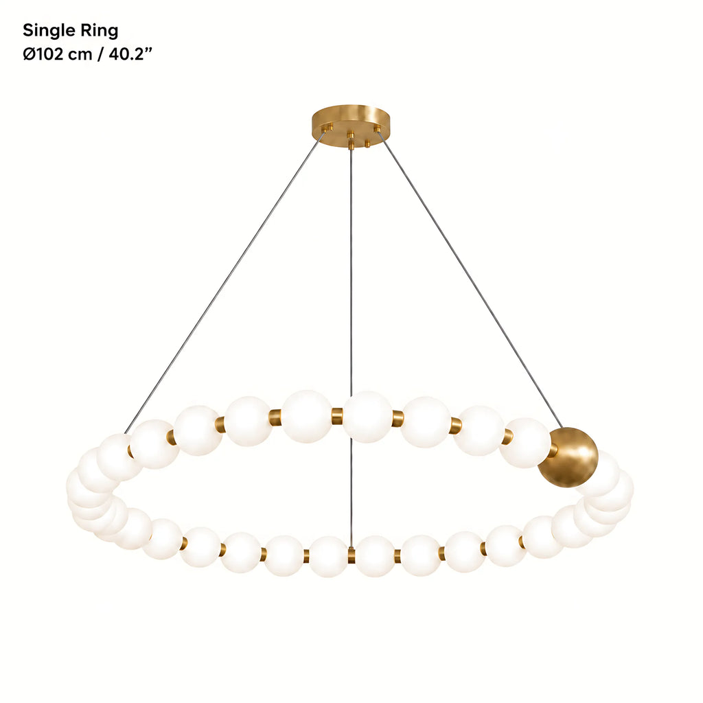 Luma Pearl Ring Pendant Light