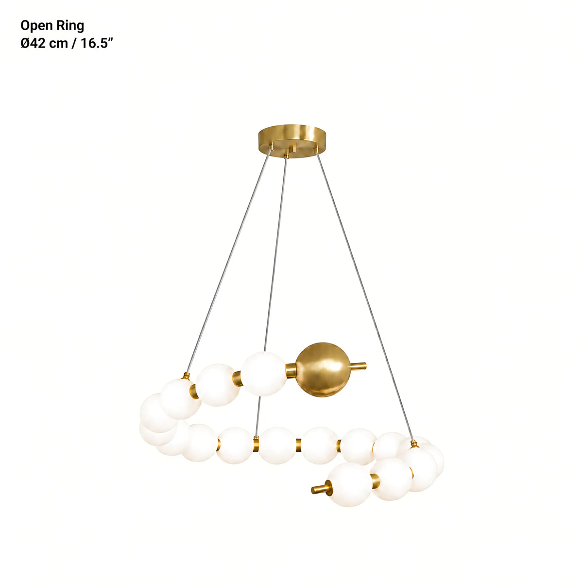 Luma Pearl Ring Pendant Light