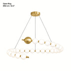 Luma Pearl Ring Pendant Light