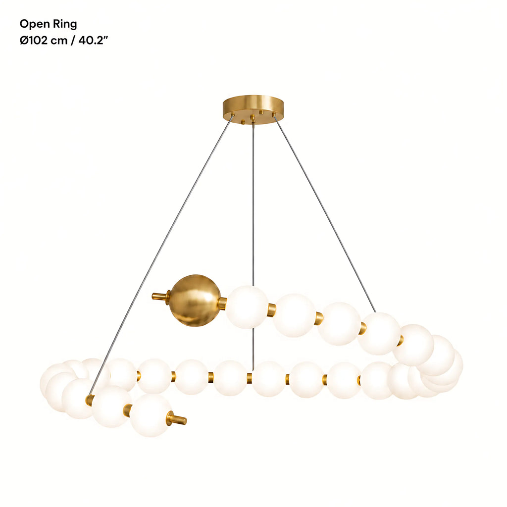 Luma Pearl Ring Pendant Light