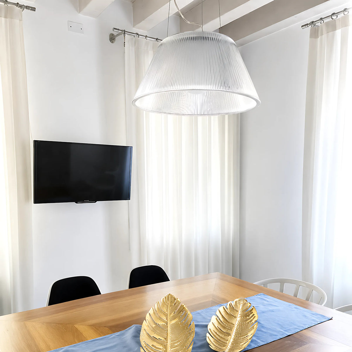 Lumera Striped Pendant Light