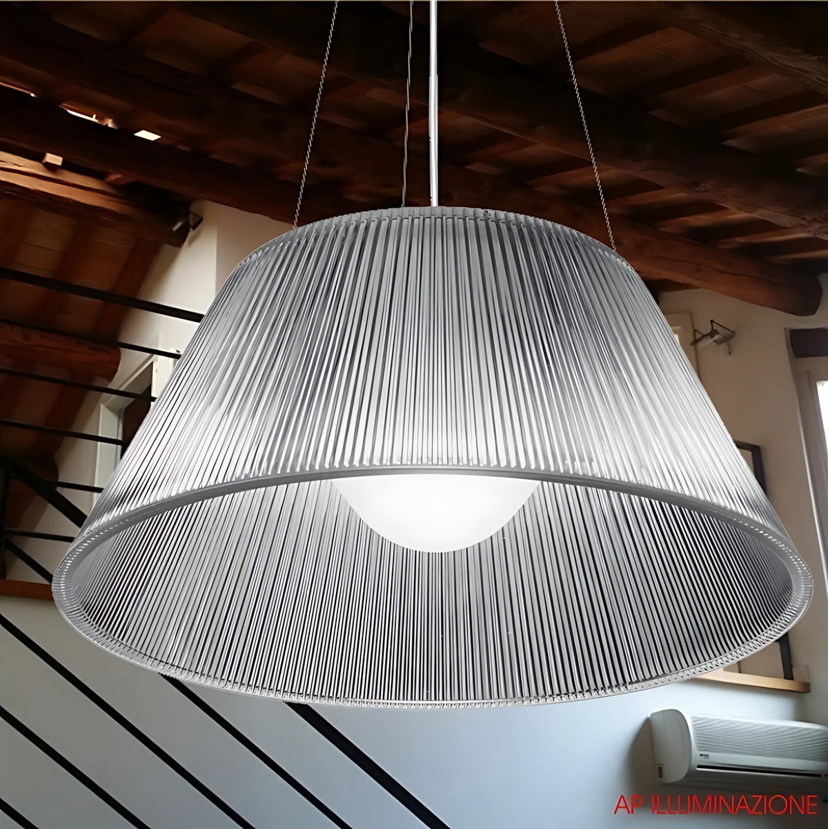 Lumera Striped Pendant Light