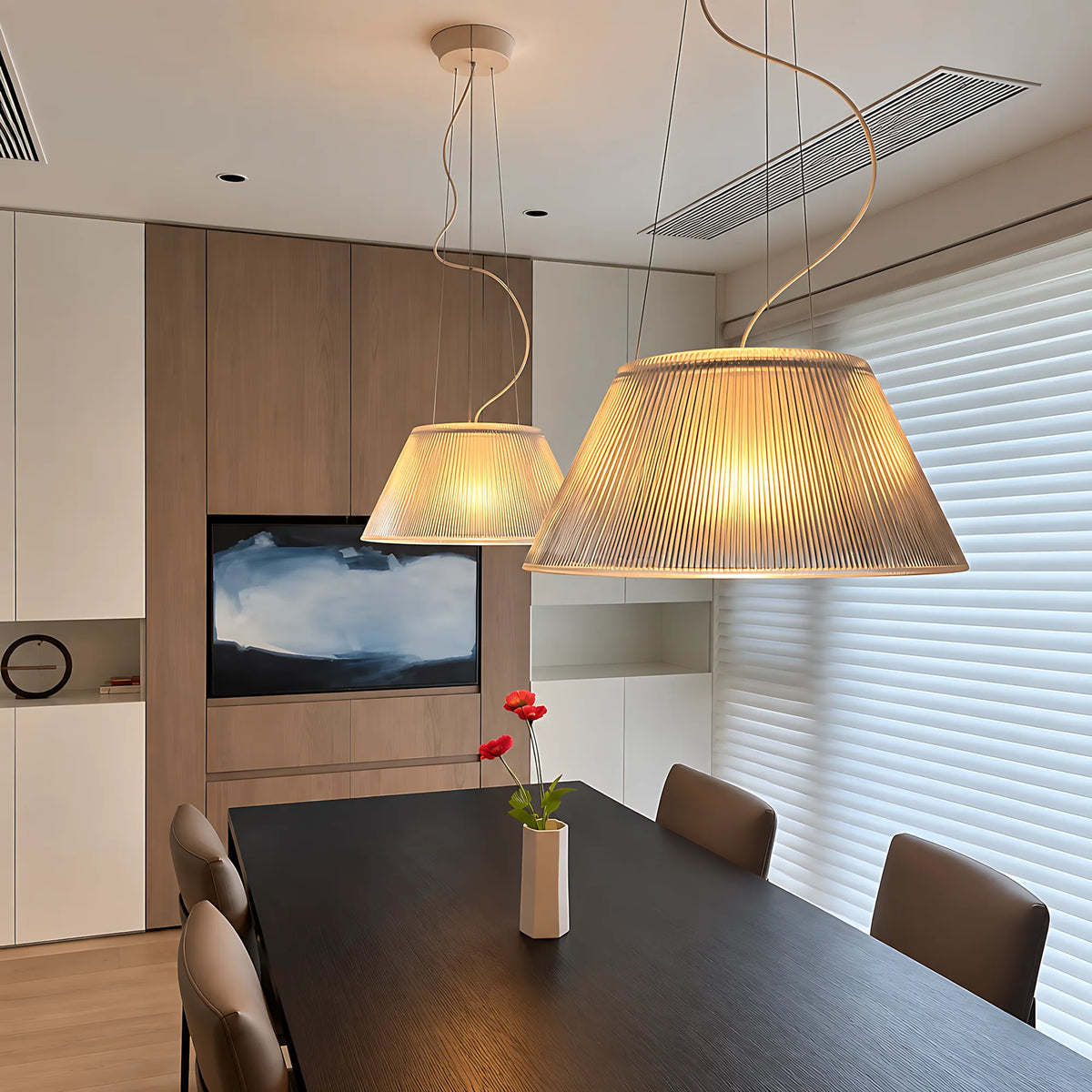 Lumera Striped Pendant Light