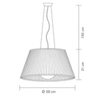 Lumera Striped Pendant Light