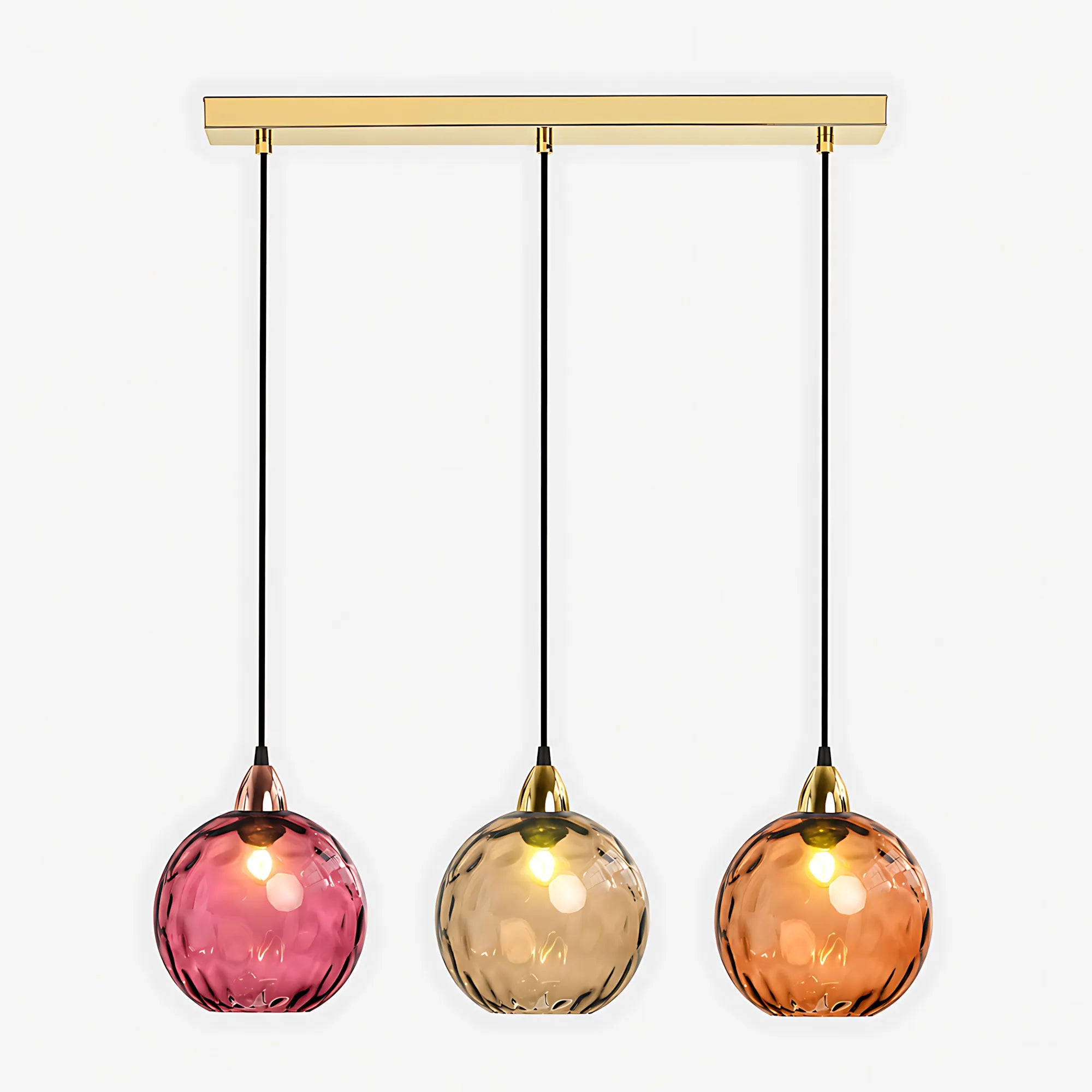 Lumi Orb Colored Glass Pendant Light