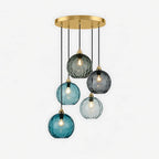 Lumi Orb Colored Glass Pendant Light
