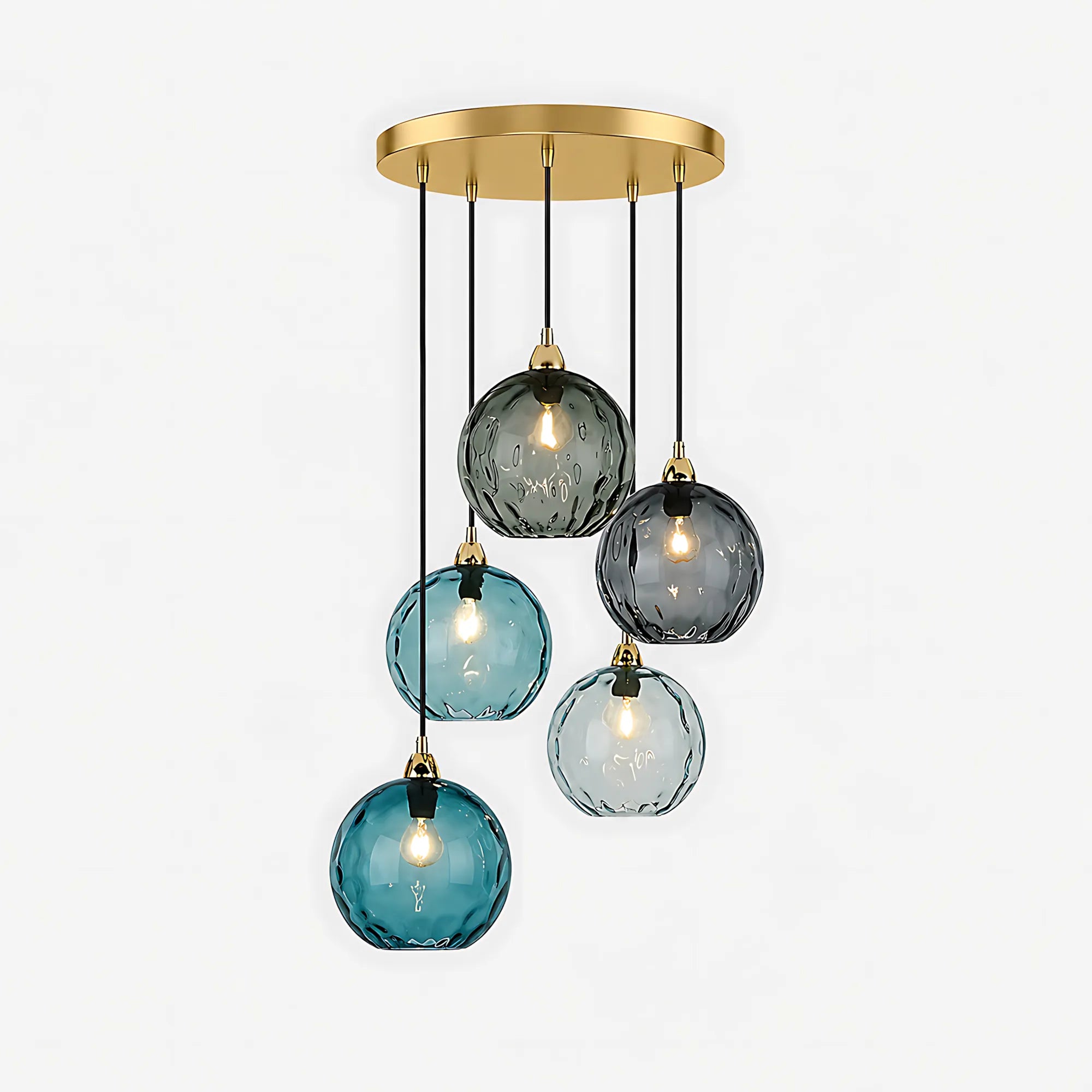 Lumi Orb Colored Glass Pendant Light