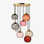 Lumi Orb Colored Glass Pendant Light