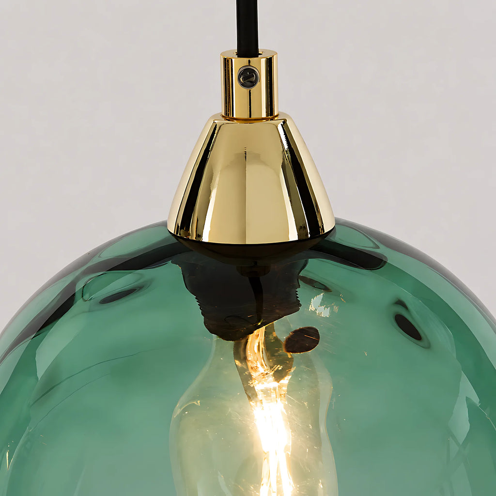 Lumi Orb Colored Glass Pendant Light