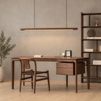 Lunaro Solid Wood Linear Pendant Light