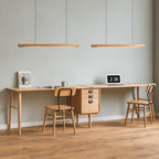 Lunaro Solid Wood Linear Pendant Light