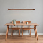 Lunaro Solid Wood Linear Pendant Light