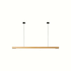 Lunaro Solid Wood Linear Pendant Light