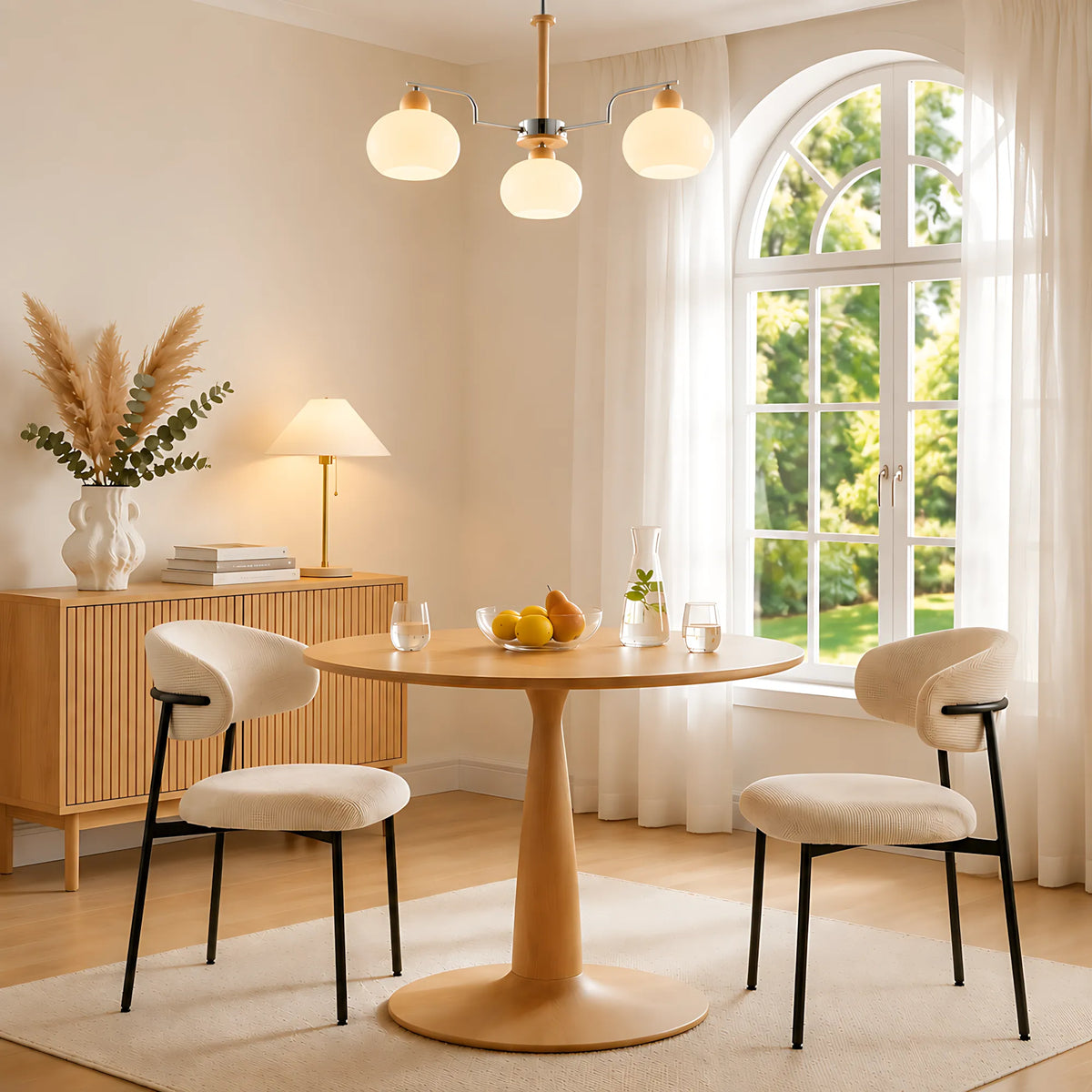 Lunavia Persimmon Glass Pendant Light