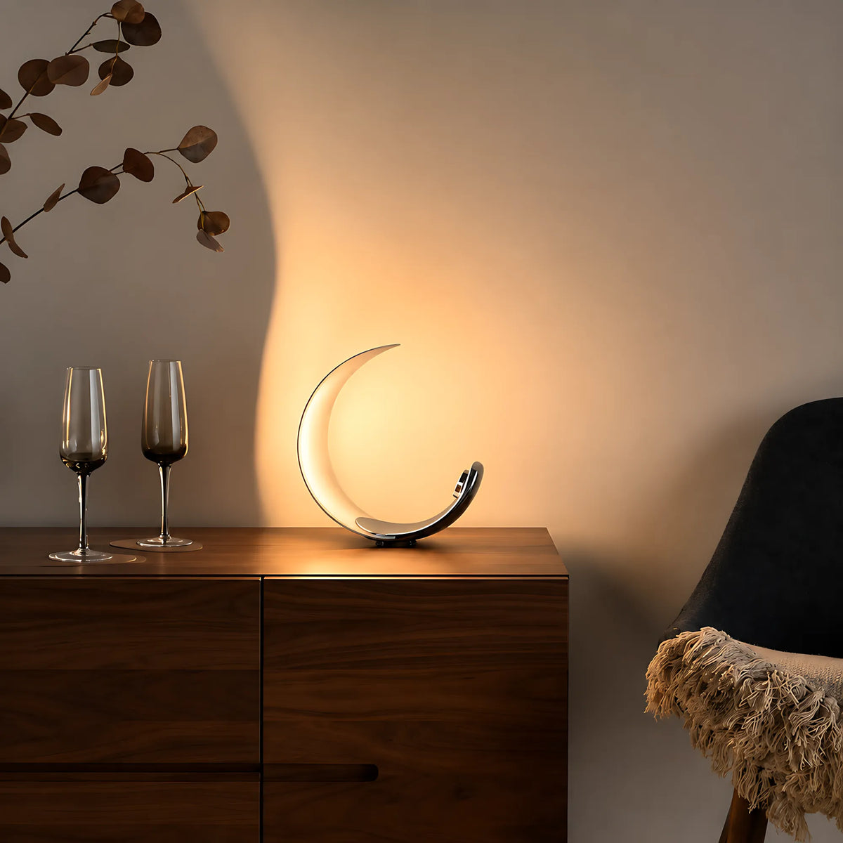 Lunessa Crescent LED Table Lamp