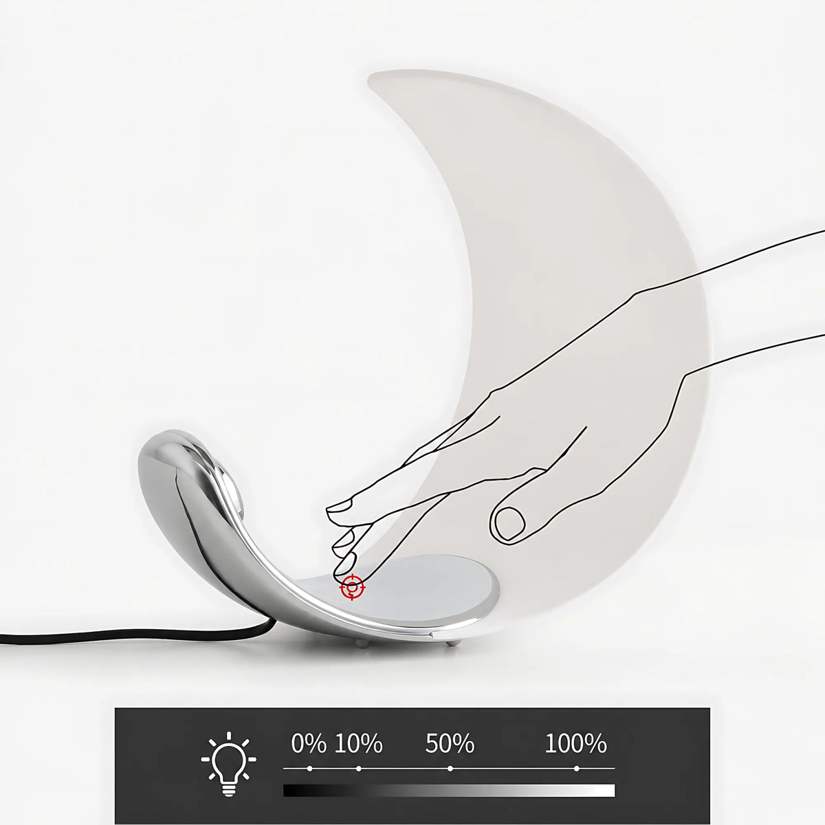 Lunessa Crescent LED Table Lamp