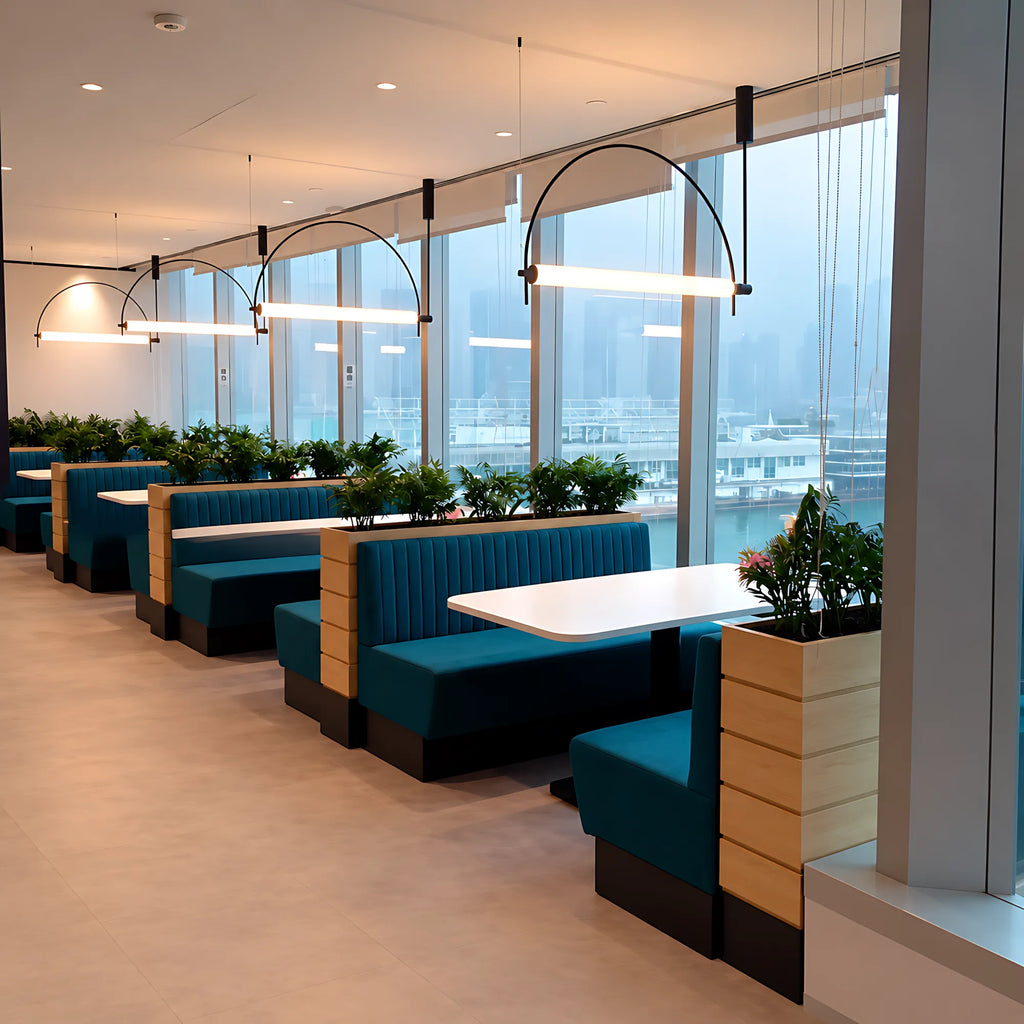 Metal Arc Linear Pendant Light