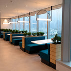 Metal Arc Linear Pendant Light