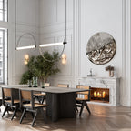 Metal Arc Linear Pendant Light