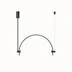 Metal Arc Linear Pendant Light