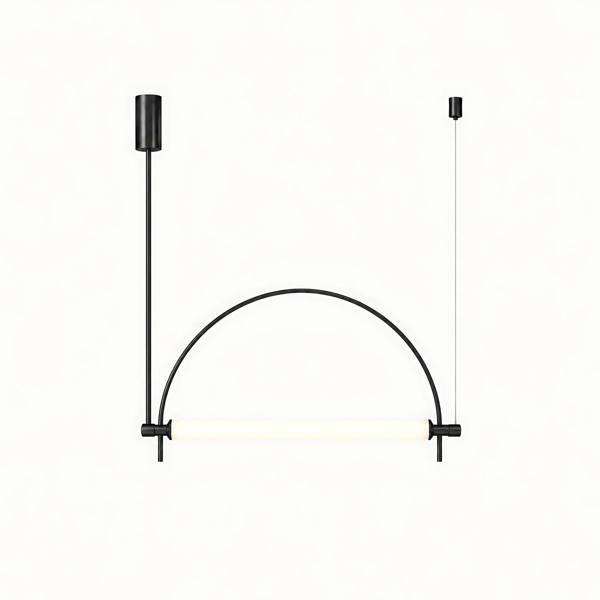 Metal Arc Linear Pendant Light