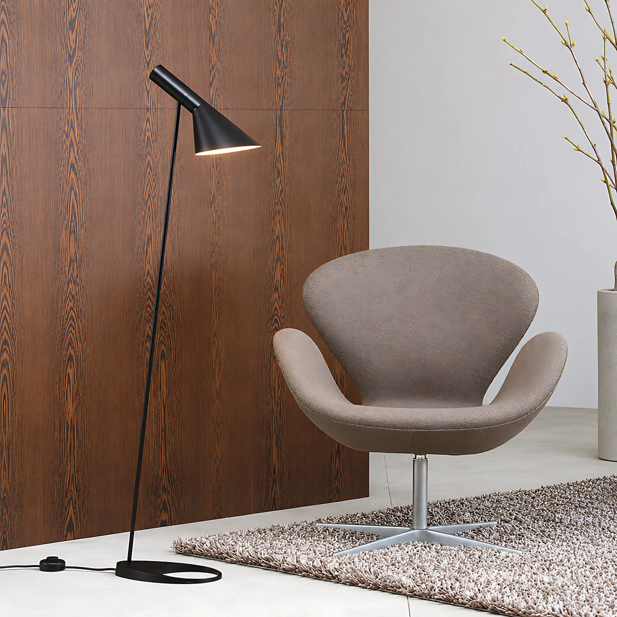 Minimalist Tapered Cone Floor Lamp