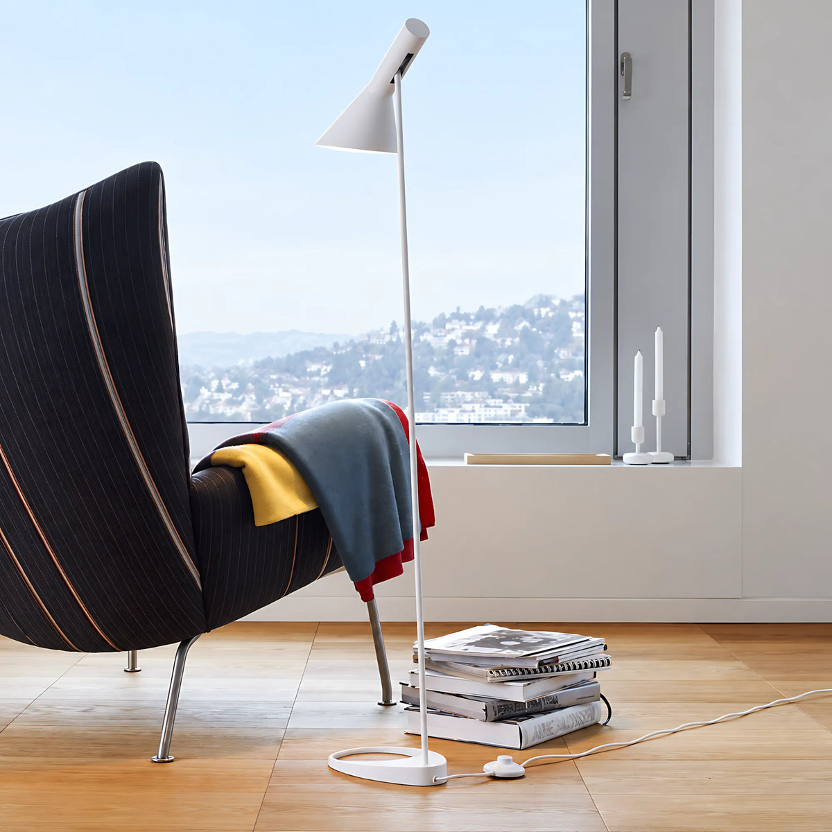 Minimalist Tapered Cone Floor Lamp