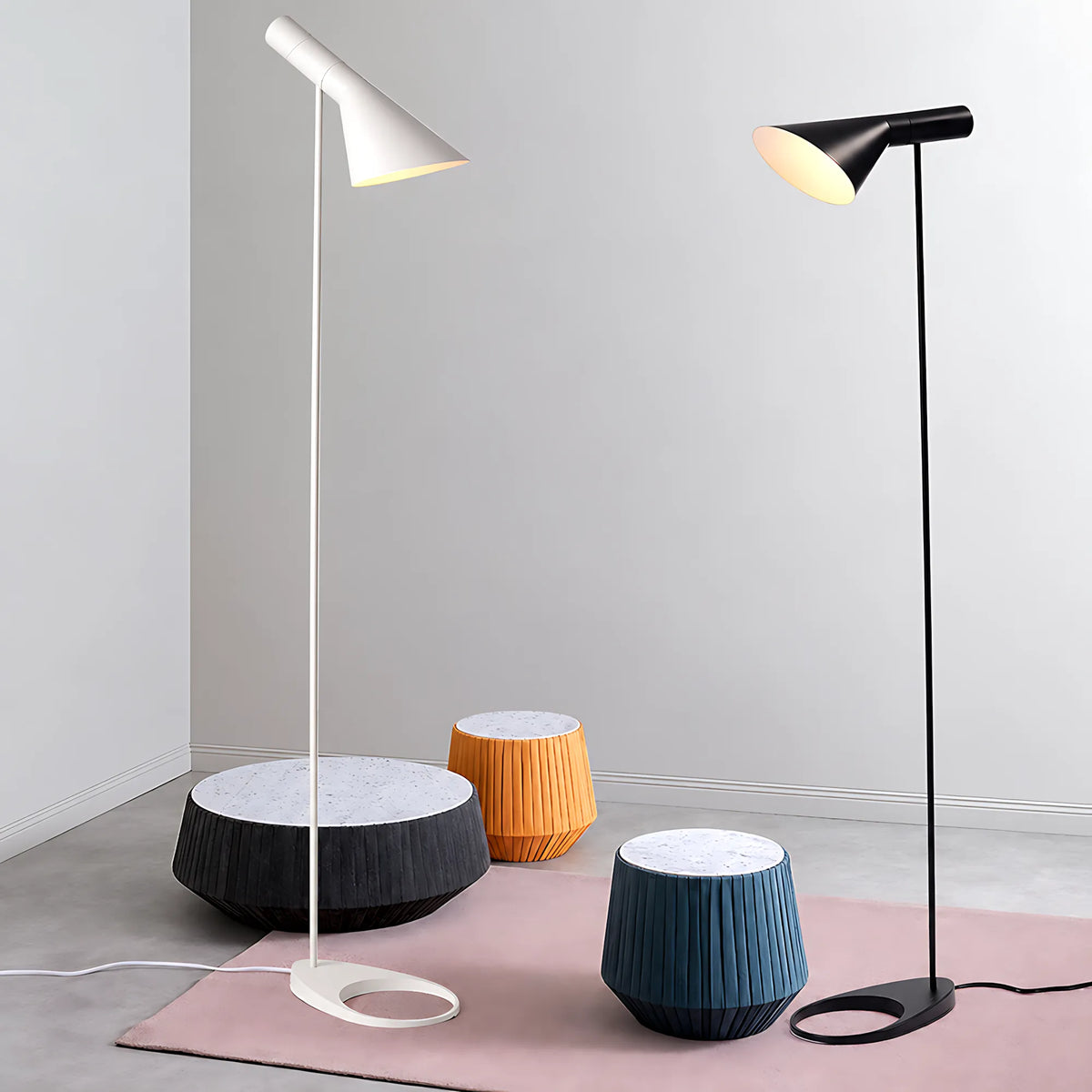 Minimalist Tapered Cone Floor Lamp
