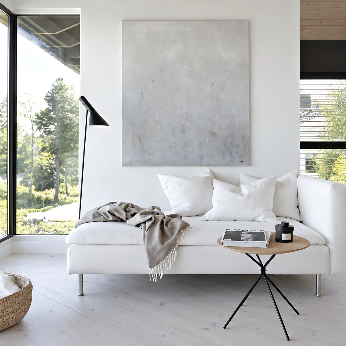 Minimalist Tapered Cone Floor Lamp
