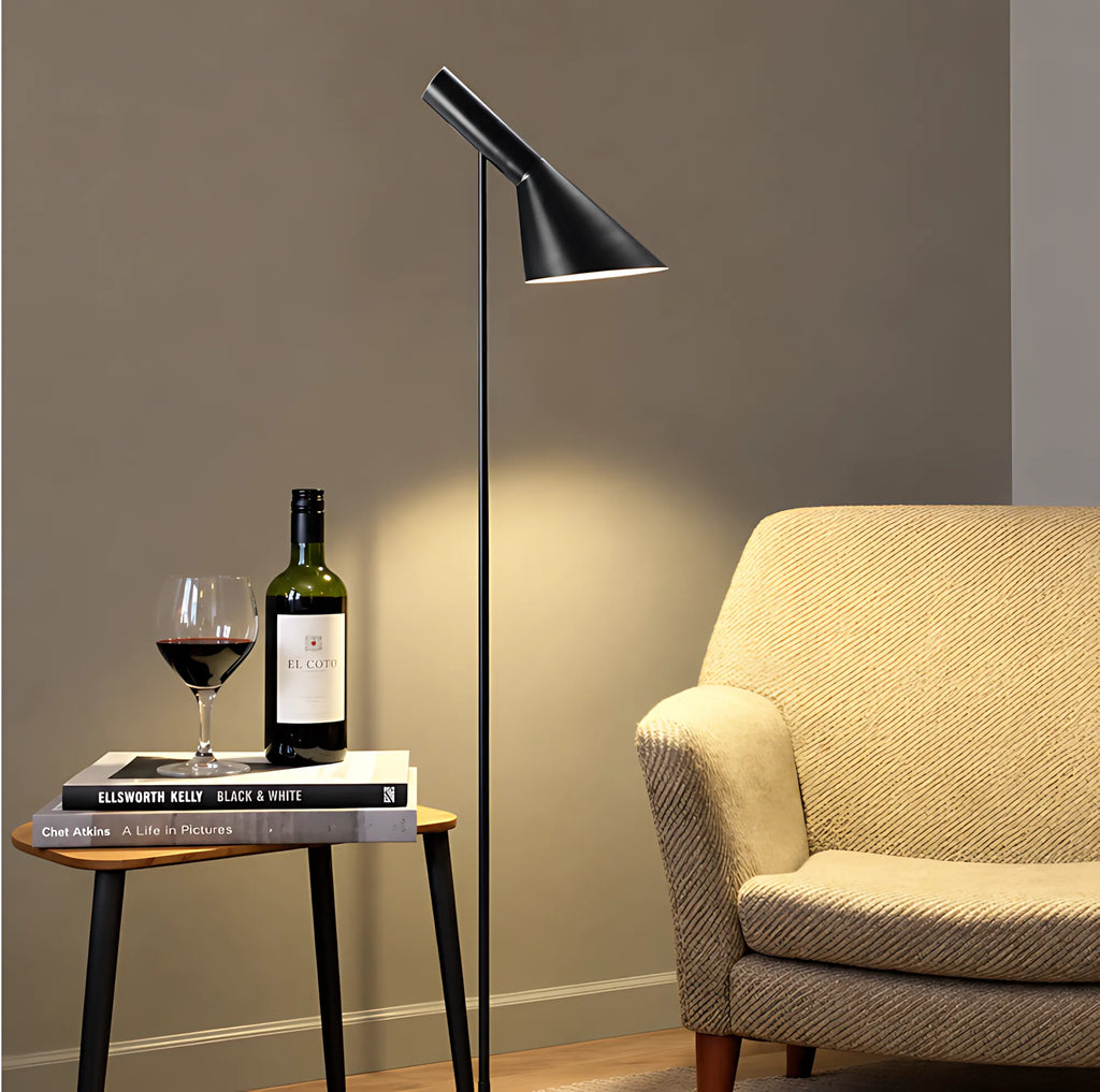 Minimalist Tapered Cone Floor Lamp