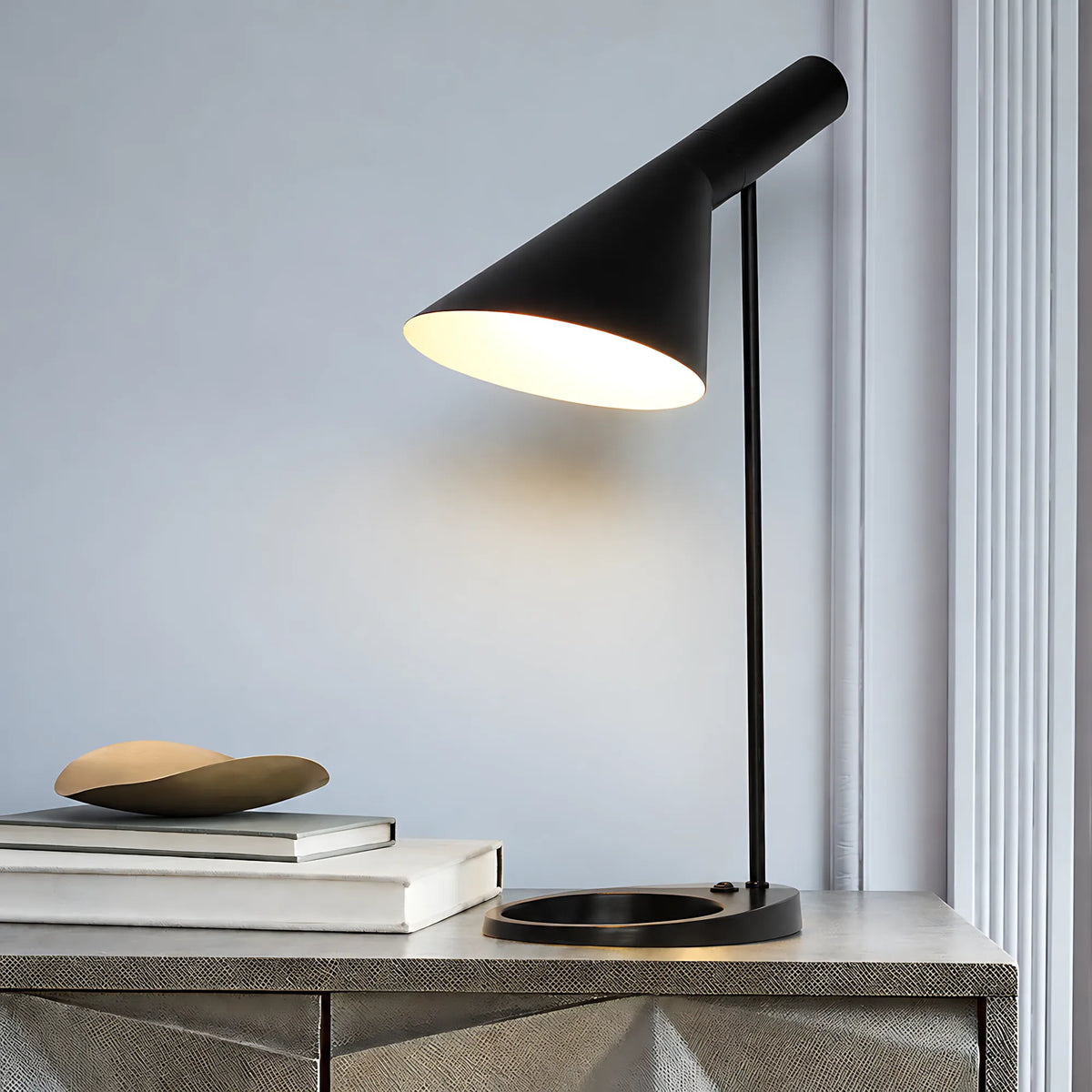 Minimalist Tapered Cone Table Lamp
