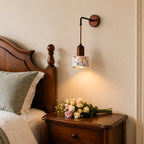 Mira Terrazzo & Timber Adjustable Wall Light