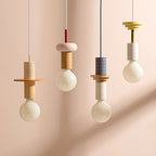 Mirova Geometric Wood Pendant Ligh