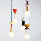 Mirova Geometric Wood Pendant Ligh