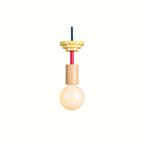 Mirova Geometric Wood Pendant Ligh